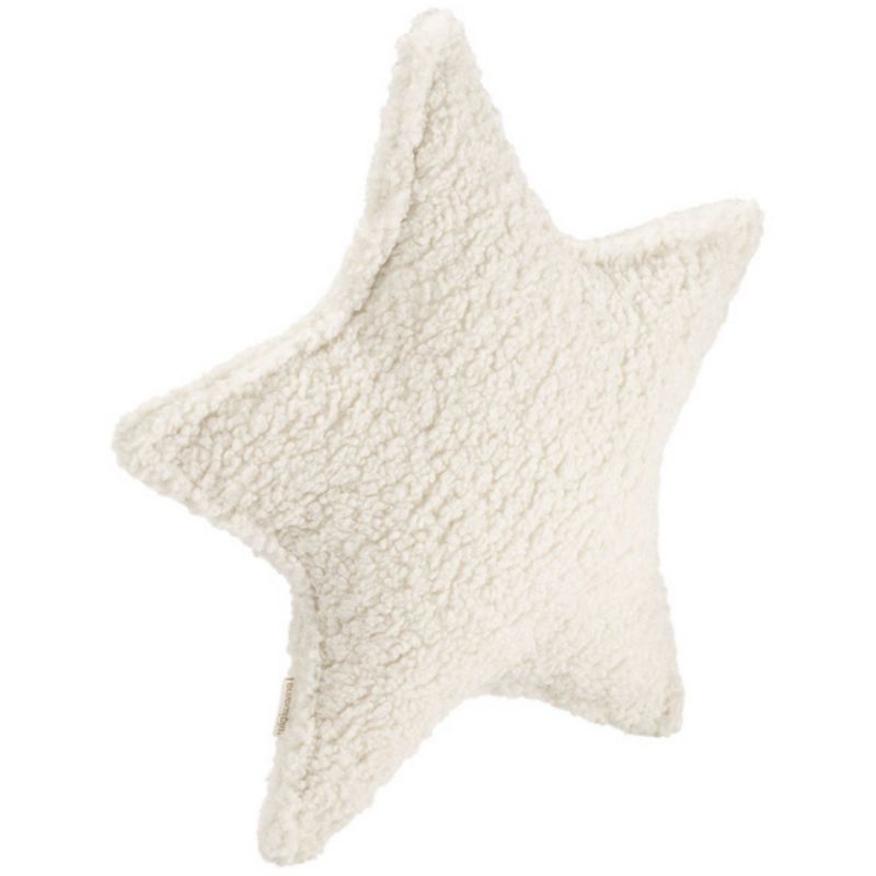Coussin étoile Cream White molletonné Wigiwama Produit 3