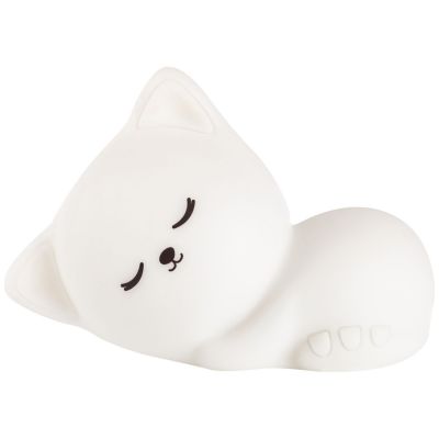 Veilleuse tactile en silicone Chat Stella avec télécommande