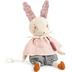 Peluche musicale Lapin Après la pluie (36 cm) - Moulin Roty