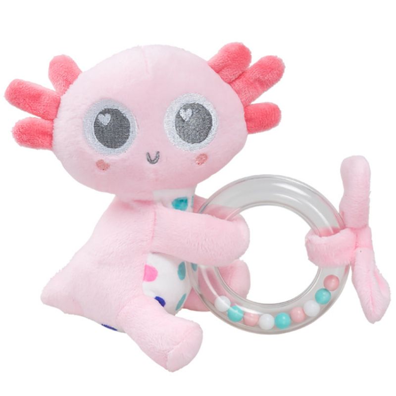 Hochet anneau à billes Anatole l'axolotl Aqu'Amis Pioupiou et Merveilles