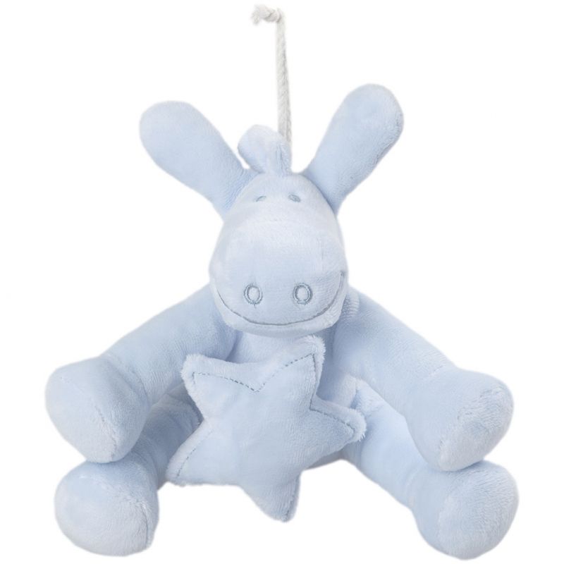 Peluche musicale Paco bleu cocon à suspendre (18 cm) Noukie's