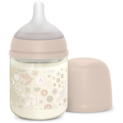Biberon en verre tétine SXPro S Wonderland Rose (120Ml)