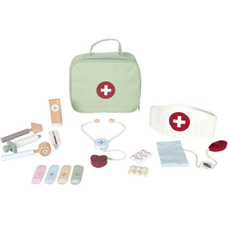 Mallette de docteur (15 pièces) Little Dutch
