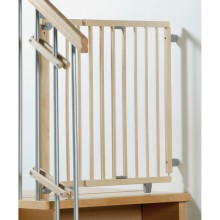 Barrière de sécurité pour escaliers Bois naturel (70 à 111 cm)  par Geuther