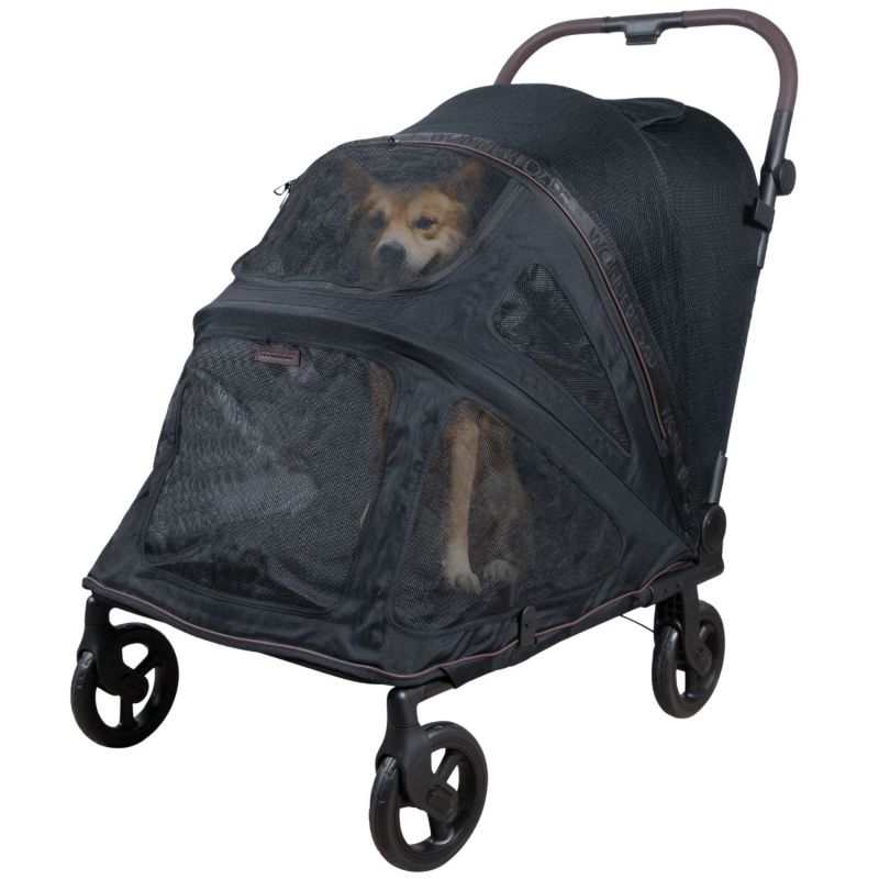 Poussette pour animaux Hudson L Black Wonderfold Produit 6