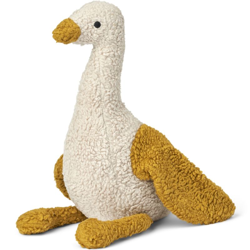 Peluche Bernhard Teddy lemon flake et sandy (42 cm) Liewood
