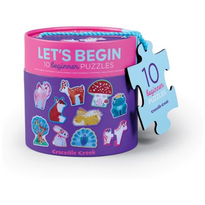Puzzle Let's Begin Licornes (10 puzzles de 2 pièces)