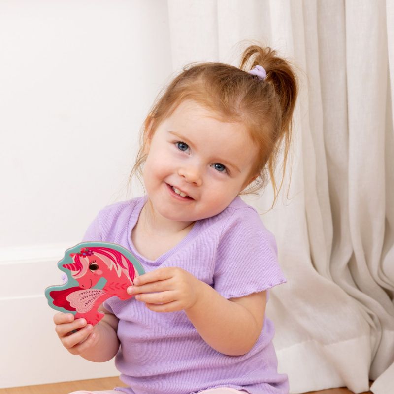 Puzzle Let's Begin Licornes (10 puzzles de 2 pièces) Crocodile Creek Ambiance 6