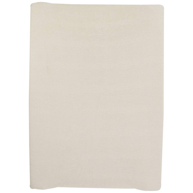 Lot de 2 housses de matelas à langer Ecru-Olive (70 x 50 cm) Trois Kilos Sept Produit 3
