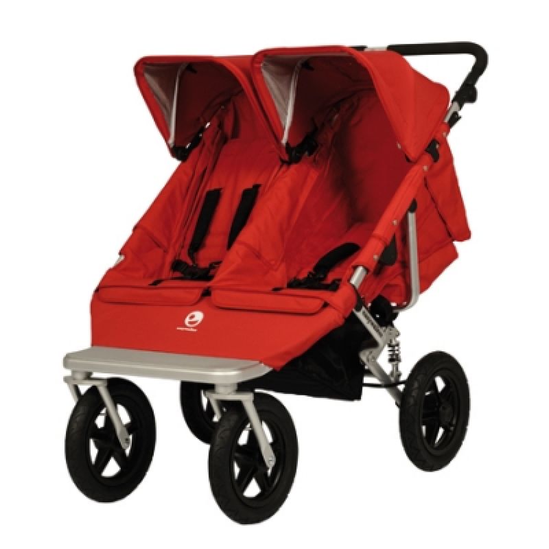 Poussette double Duo Rouge 