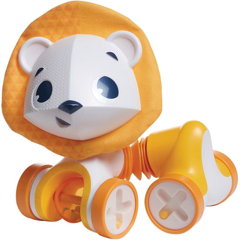 Jouet étirable à rouler lion jaune Leonardo Tiny Love