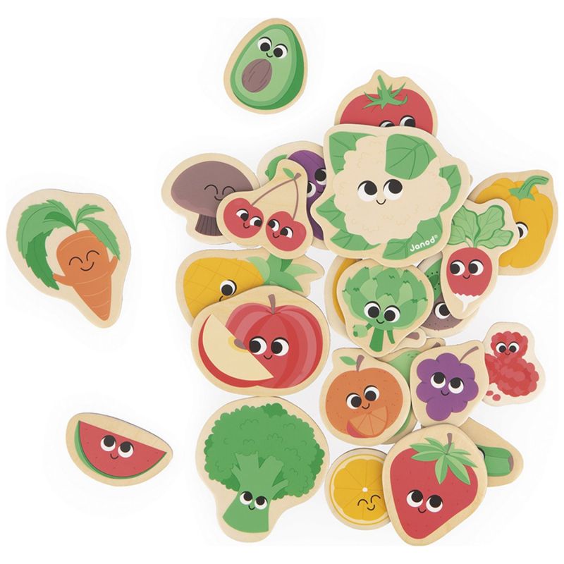 Magnets Fruits et légumes (24 pièces) Janod Produit 1