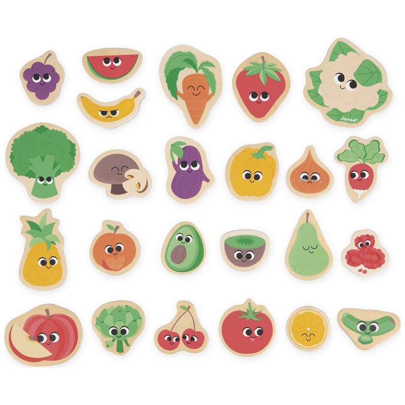 Magnets Fruits et légumes (24 pièces) Janod Produit 2