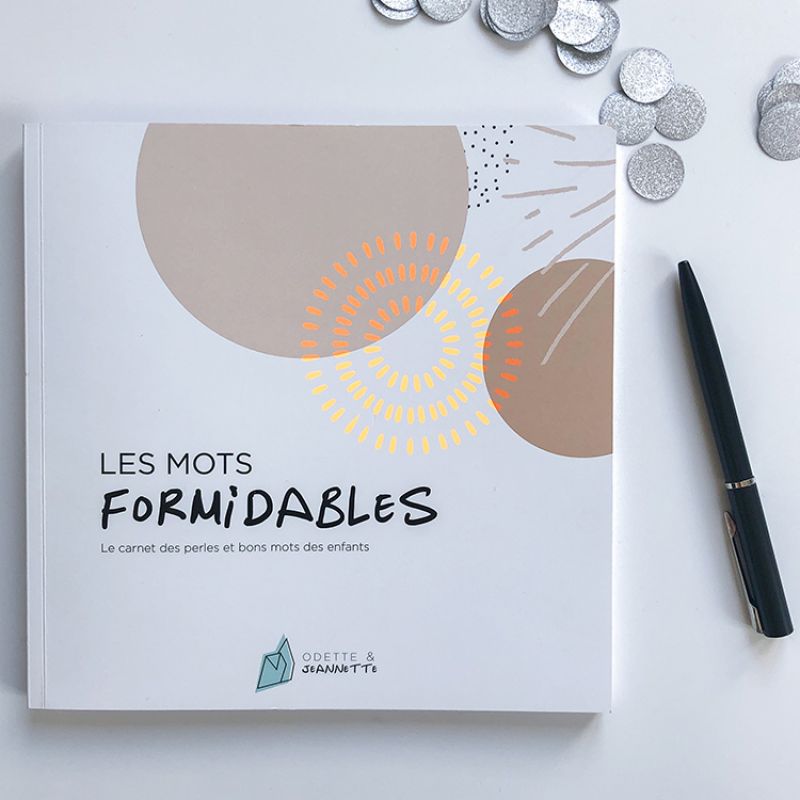 Carnet à remplir Les Mots Formidables pour les parents Odette & Jeannette