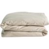 Housse de couette satin de coton bio Lin (100 x 140 cm) - Kadolis