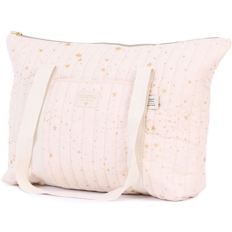 Sac à langer Paris Gold stella Dream pink Nobodinoz