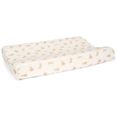 Housse pour matelas à langer en gaze de coton Safari Leo (50 x 70 cm)