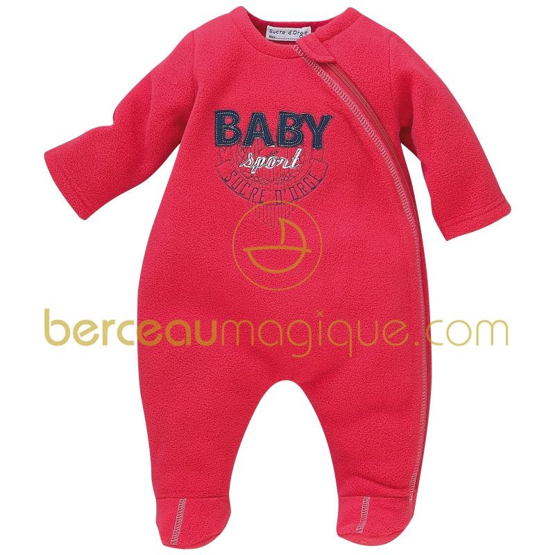 Surpyjama polaire Baby new league Sucre d'orge