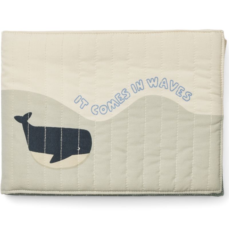 Album photo en tissu Addie Whale blue multi mix Liewood