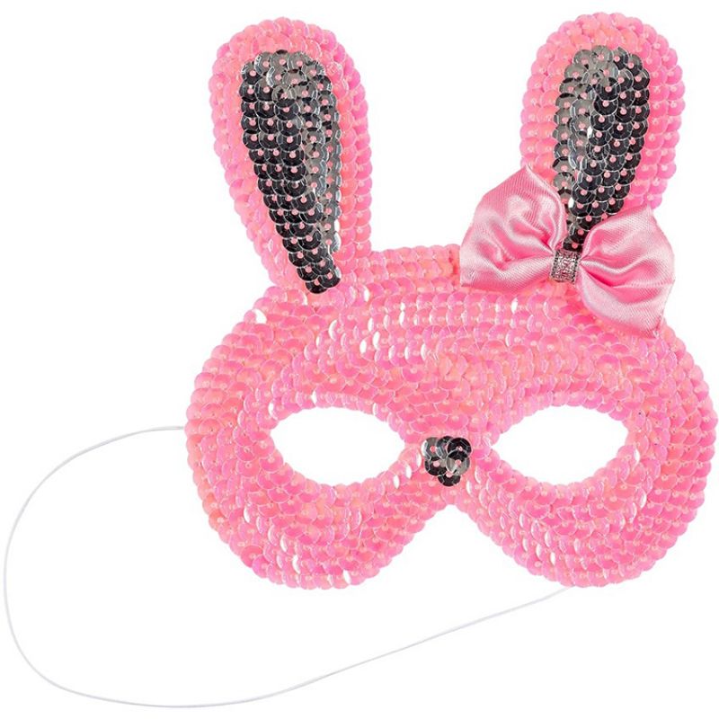 Masque de lapin rose Souza For Kids