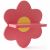 Variation Rose, jaune du produit Etagère Fleur Rose de la marque Kid's Concept