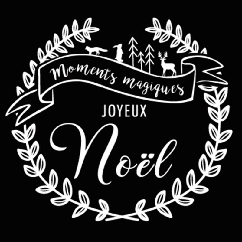 Décoration électrostatique Joyeux Noël Arty Fêtes Factory