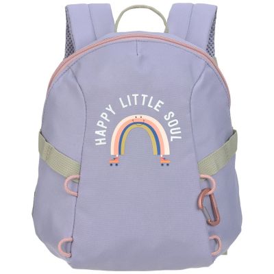 Sac à dos bébé Tiny Outdoor Arc-en-ciel lilas (22 cm) Lässig 