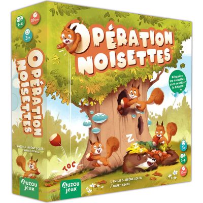 Jeu de société Opération noisettes  par Auzou Editions