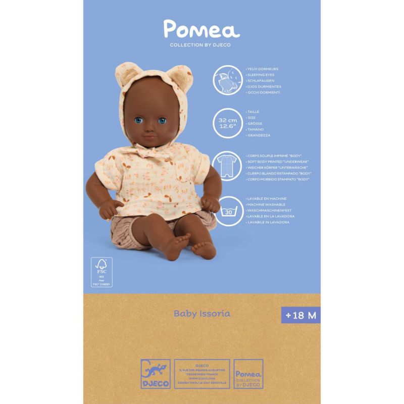Poupée Baby Issoria (32 cm) Djeco Packaging 3