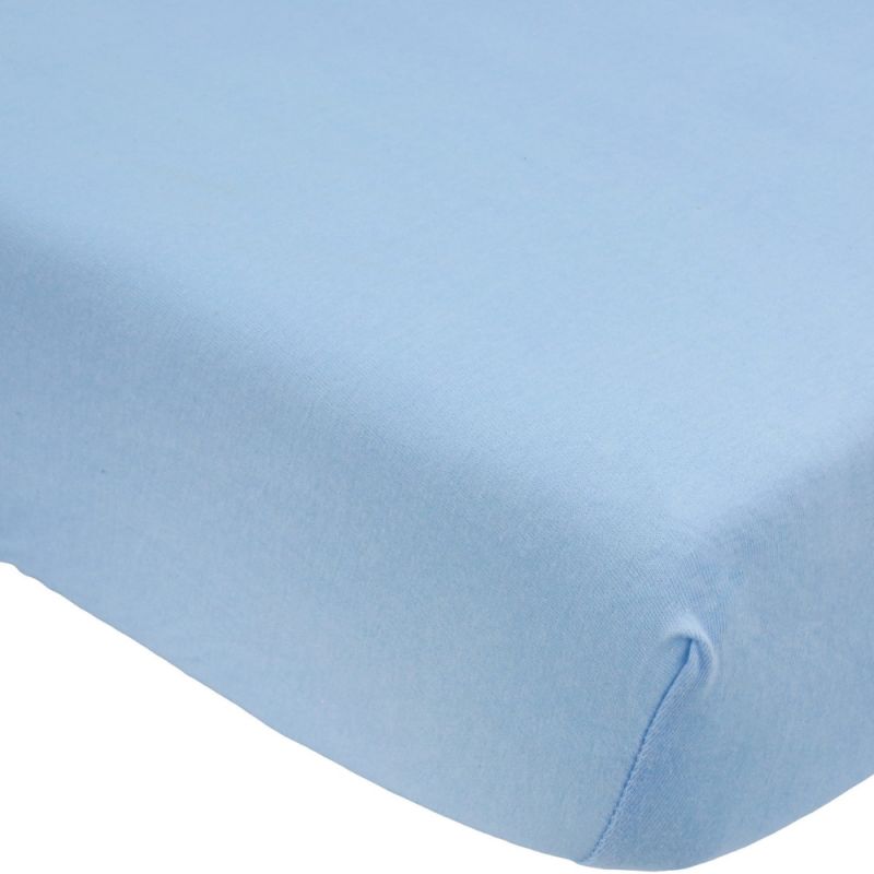 Drap housse en coton Ciel (70 x 140 cm) Trois Kilos Sept Produit 1 grande taille