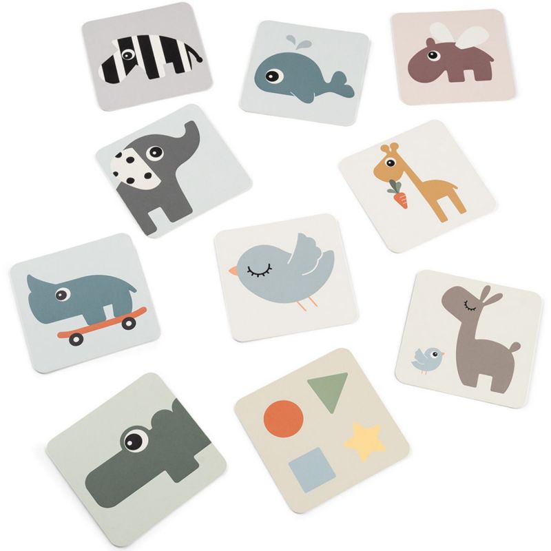 Lot de 10 cartes aux motifs contrastés Deer friends Done by Deer Produit 6