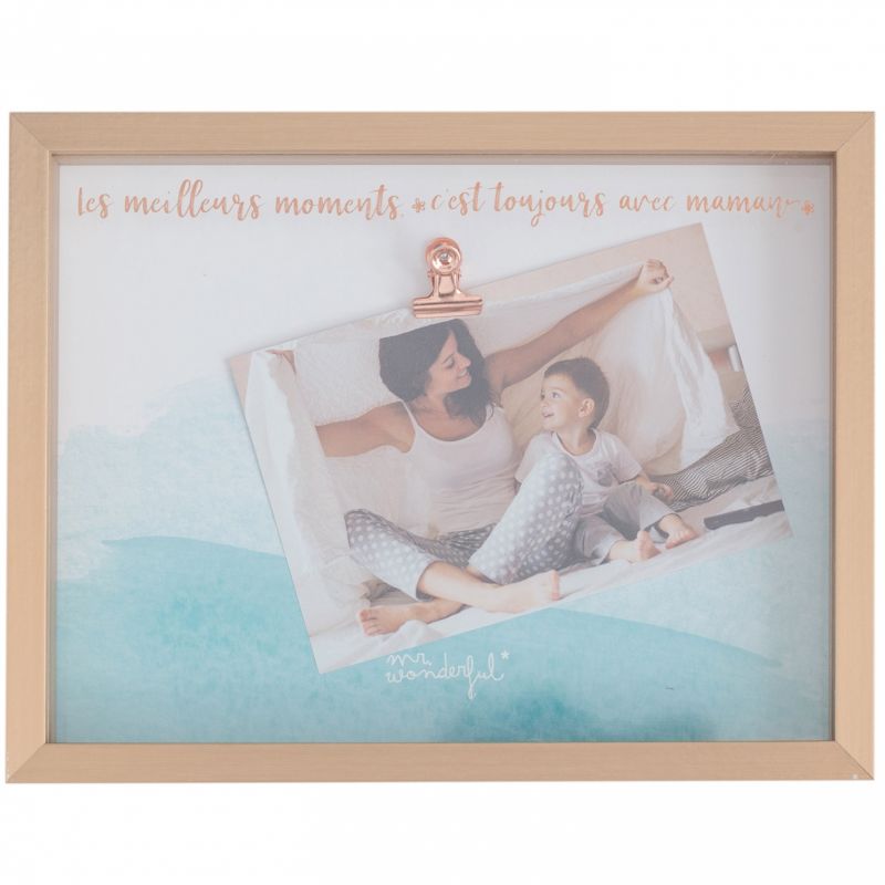 Cadre photos Les meilleurs moments sont avec Maman Mr. Wonderful