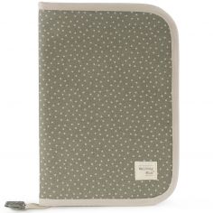 Protège carnet de santé à pois Poppy Mousse - Walking Mum