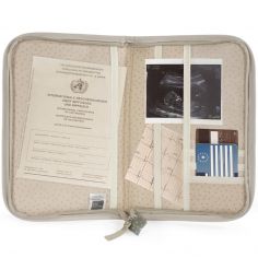 Protège carnet de santé à pois Poppy Mousse