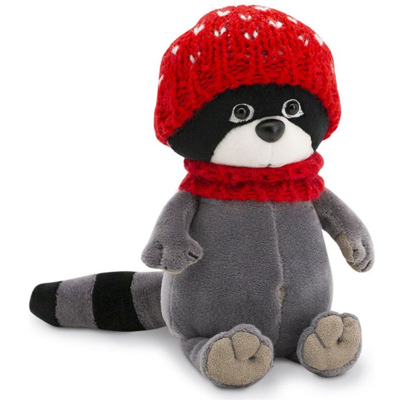 Raton laveur avec bonnet rouge Daisy (15 cm assis) Orange Toys Produit 1