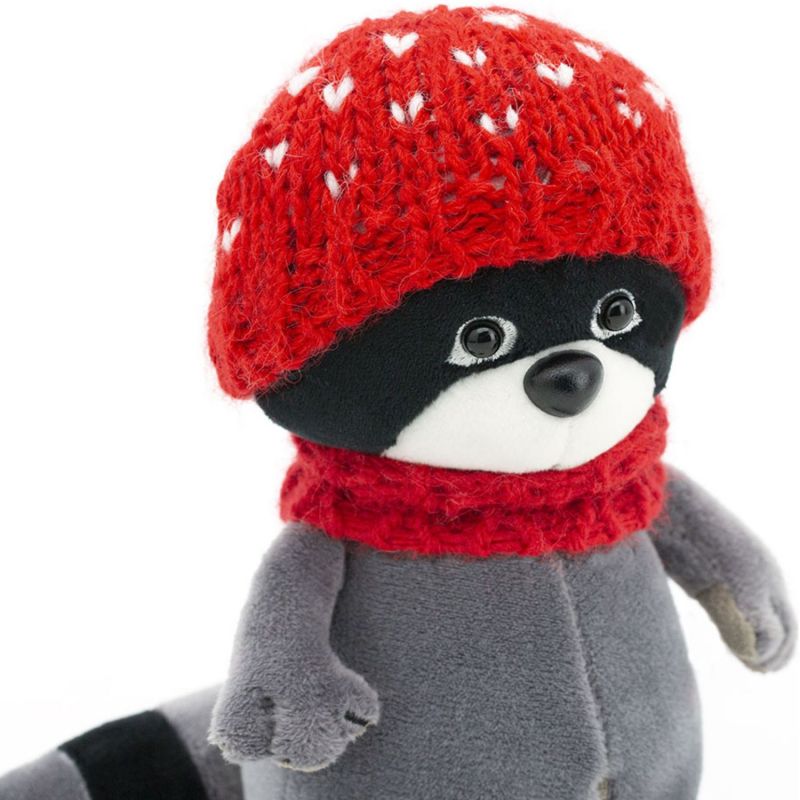 Raton laveur avec bonnet rouge Daisy (15 cm assis) Orange Toys Produit 2