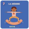 Lot de 10 cartes postures de Yoga (à réaliser sur une planche d'équilibre)  par Observe Montessori