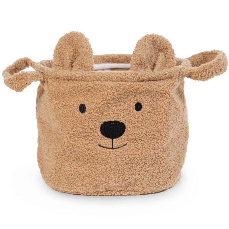 Panier de toilette Teddy beige (25 x 20 cm) Childhome Produit 1 grande taille