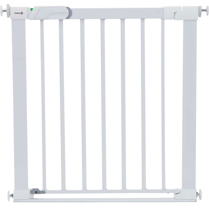 Barrière de sécurité flat step ultra plate métal blanc Safety 1st