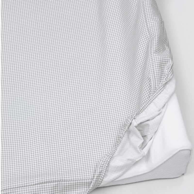 Matelas à langer avec housse Little Bloom Vichy Gris Pasito a pasito Ambiance 5
