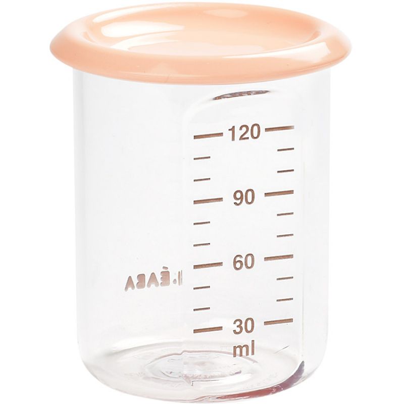 Pot de conservation Baby portion rose nude (120 ml) Béaba