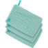 Lot de 3 gants de toilette en mousseline vert menthe - Lässig Lot de 3 gants de toilette en mousseline vert menthe - Lässig