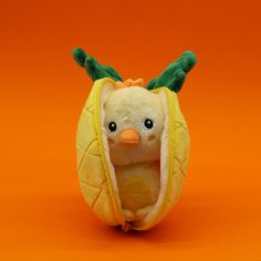 Peluche Les Flipetz Nugget le poussin-ananas