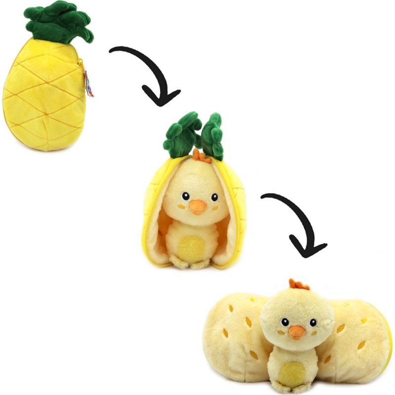 Peluche Les Flipetz Nugget le poussin-ananas Les Déglingos Produit 7