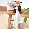 Doudou attache sucette Panda roux  par Doudou et Compagnie