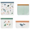 Lot de 4 sachets réutilisables Clive Sea Creature  par Liewood