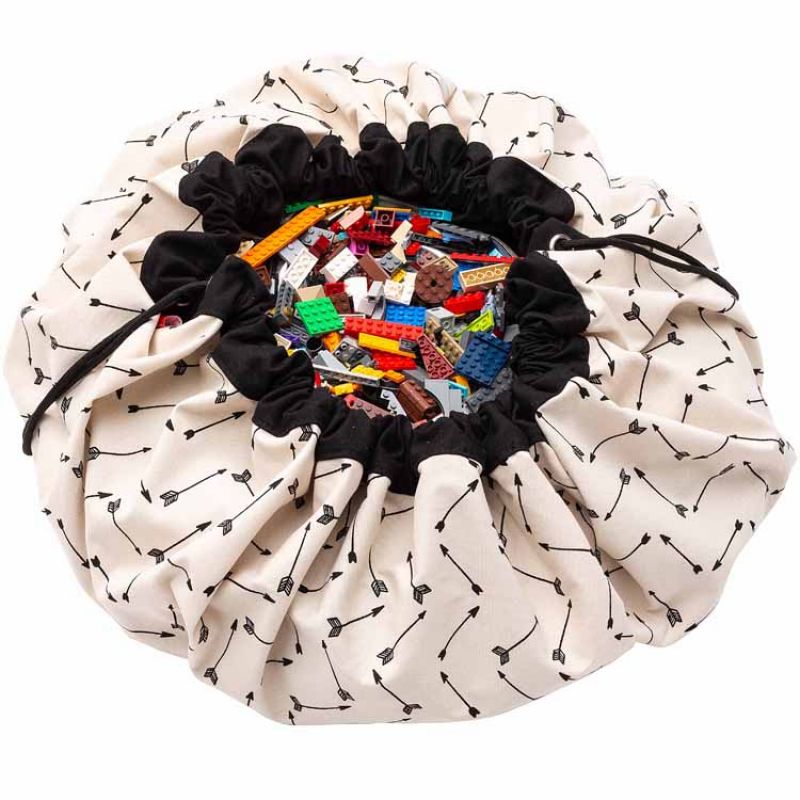 Sac à jouets 2 en 1 Printed Colors Flèche Play&Go