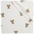 Variation Blanc, marron du produit Drap housse en jersey Mini Teddy Bear (40 x 80 cm) de la marque Jollein