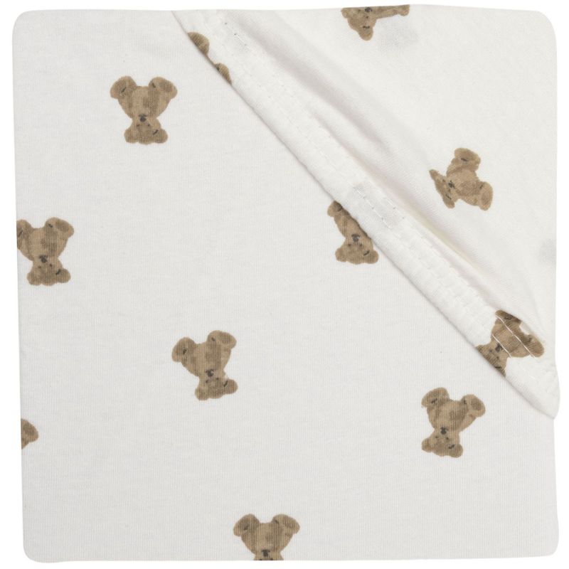 Drap housse en jersey Mini Teddy Bear (40 x 80 cm) Jollein Produit 1