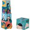Cubes à empiler avec figurines Animaux WWF (5 cubes)  par Janod 